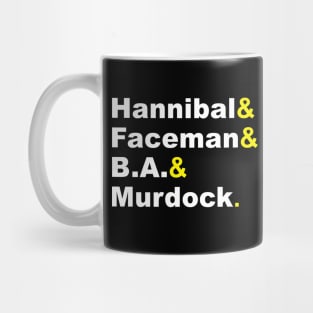 The A-Team for dark Mug